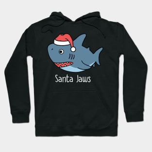 Cute Santa Jaws Funny Santa Claus Shark L:over Gift Hoodie